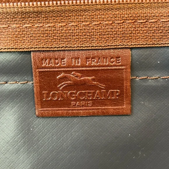 Vintage Longchamp Le Foulenne Tan Leather Attache Briefcase - Picture 15 of 15